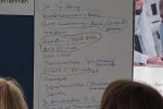 Flipcharts mit Ideen, die im Workshop erarbeitet wurden